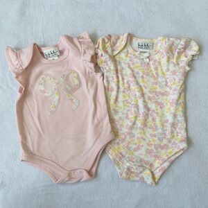 Nicole Miller Pink and Floral Onesies